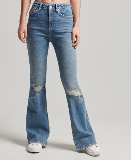 High Rise Skinny Flare Jeans