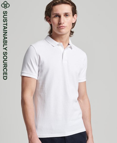 Organic Cotton Essential Classic Pique Polo Shirt