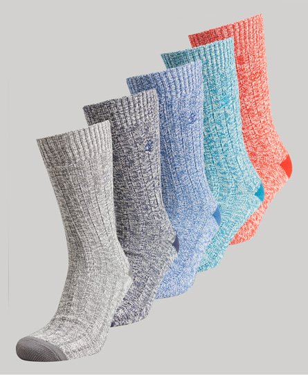 Geschenkset mit Unisex-Socken aus Bio-Baumwolle mit Garndrehung