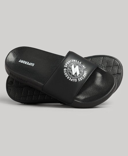 Sandales de piscine Code avec logo imprimé