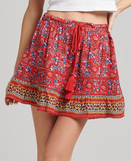 Vintage Embellished Mini Skirt
