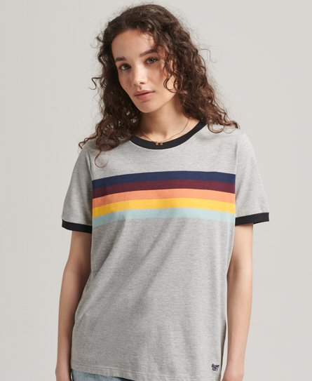 Cali Stripe Ringer T-Shirt