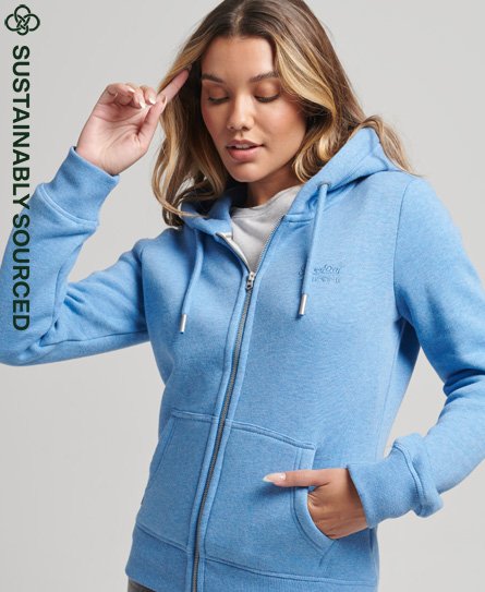 Femme Sweat à Demi-fermeture Zippée à Logo Essential Taille 42 Superdry Femme Vêtements Pulls & Gilets Gilets Sweats zippés 