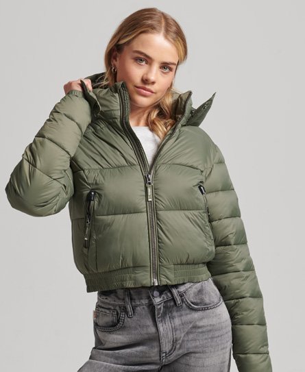 Superdry Hooded Spirit Sports Puffer Jacket - Women's Womens Jackets