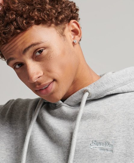 Organic - Hoodies-and-sweatshirts Hoodie Logo Men\'s Superdry Mens Cotton Essential