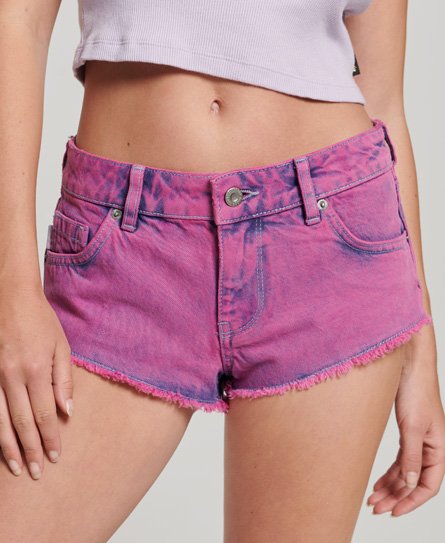 Superdry Women’s Women’s Pink Washed Hot Shorts, Size: 30