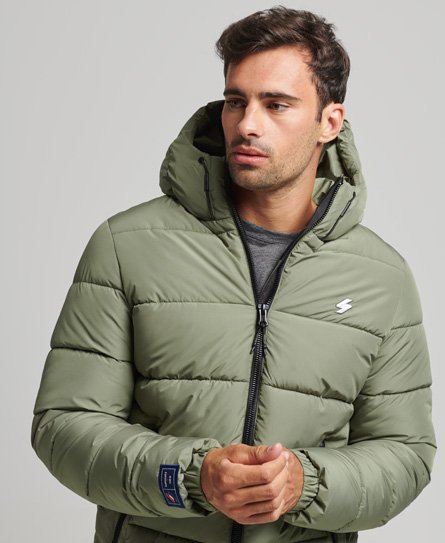 Sports Puffer Hooded Jacket