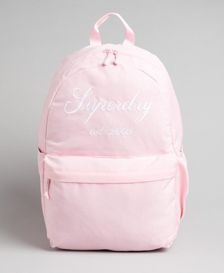 superdry women's unisex code essential montana rucksack pink - größe: 1größe