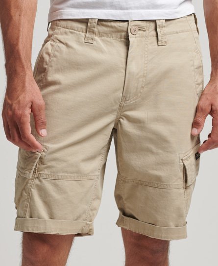 Burberry Cotton Cargo Shorts in Beige Natural for Men Mens Clothing Shorts Cargo shorts 