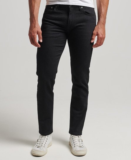 Superdry Men’s Organic Cotton Slim Jeans Black / Venom Washed Black - Size: 30/32