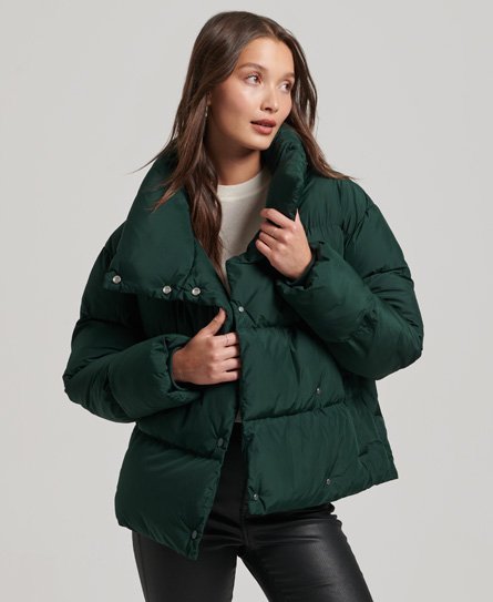 Forest green 2025 puffer jacket