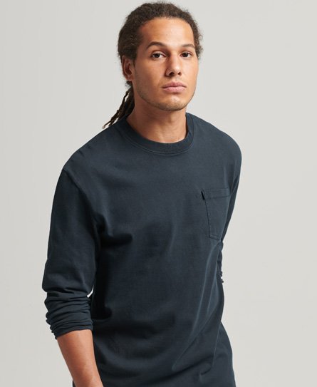 Organic Cotton Long Sleeve Pocket Top