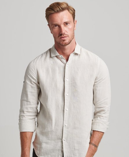 Casual Linen Long Sleeve Shirt
