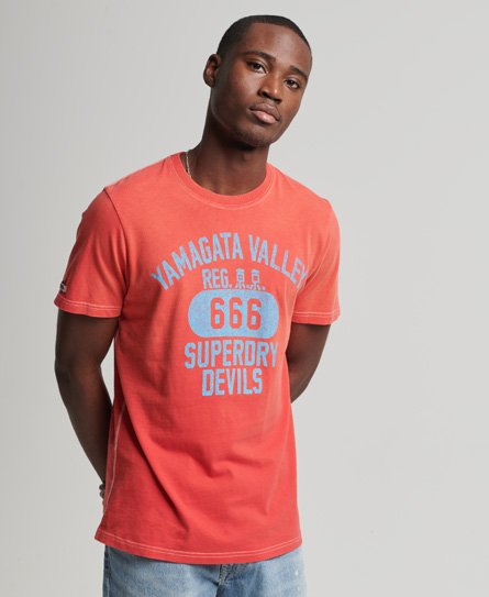 Superdry Men’s Limited Edition Vintage 05 Rework Classic T-Shirt Red - Size: S