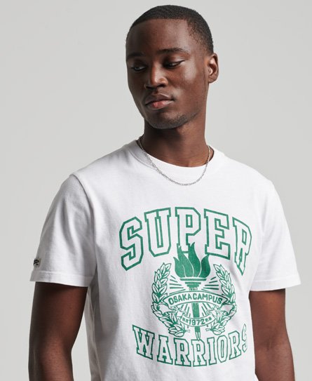 Superdry Men’s Limited Edition Vintage 06 Rework Classic T-Shirt White / Off White - Size: Xxl