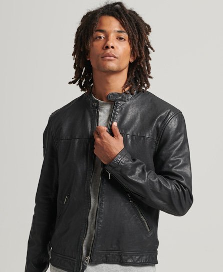 Heritage Sports Racer Leather Jacket