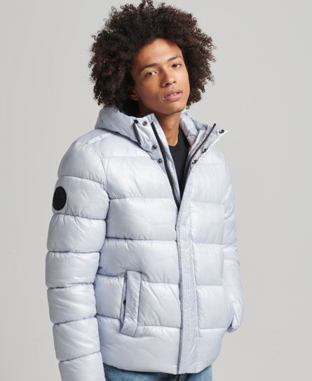 MEN HEAVY JACKET IN QUILTED WATER RESISTANT LIGHT