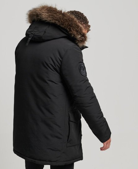 Superdry Hooded Everest Faux Men\'s Parka - Jackets Mens Fur