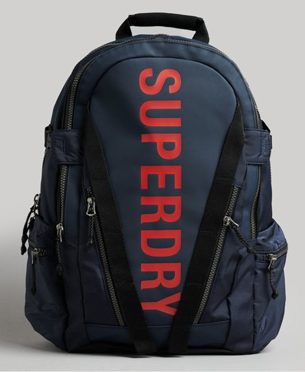 Superdry Men’s Mountain Tarp Graphic Backpack Navy / Deep Navy - Size: 1SIZE