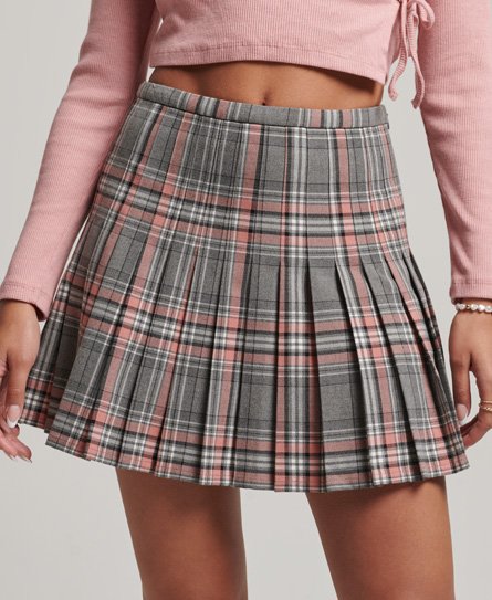 Vintage Pleated Mini Skirt