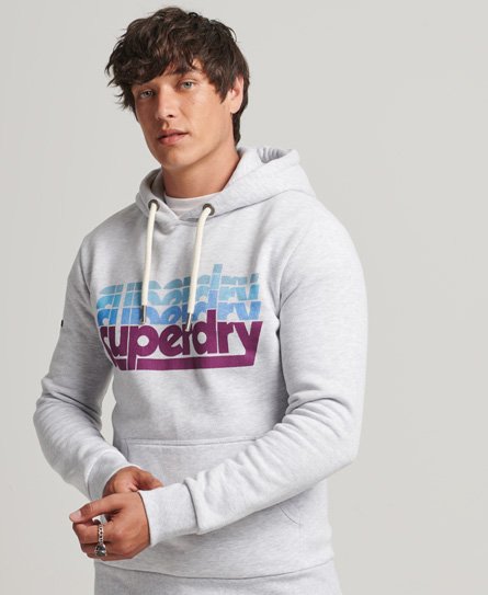 Sweat à Capuche "Plouescat" Rétro Vintage - Design Années 70-80 - Tissu 241 G - Coupe Classique