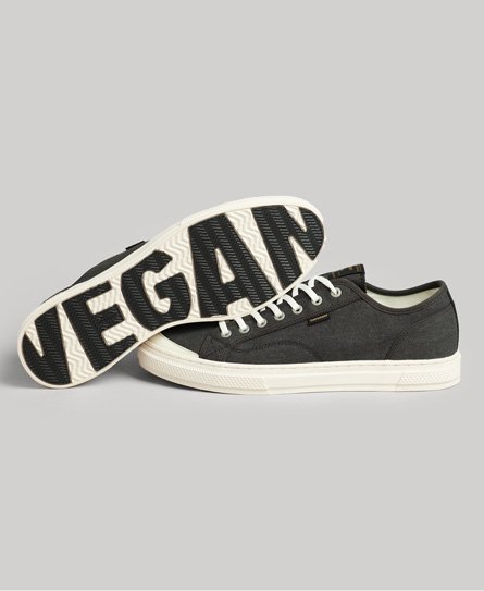 Zapatillas deportivas veganas de lona y caña baja