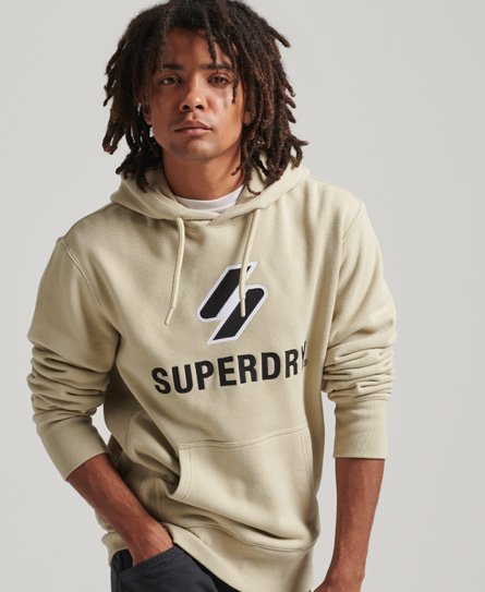 Stacked Applique Logo Hoodie