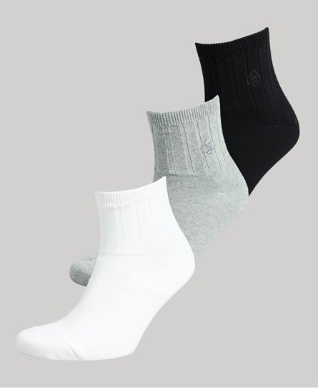 Unisex-sokkepakke: ankelsokker i økologisk bomull