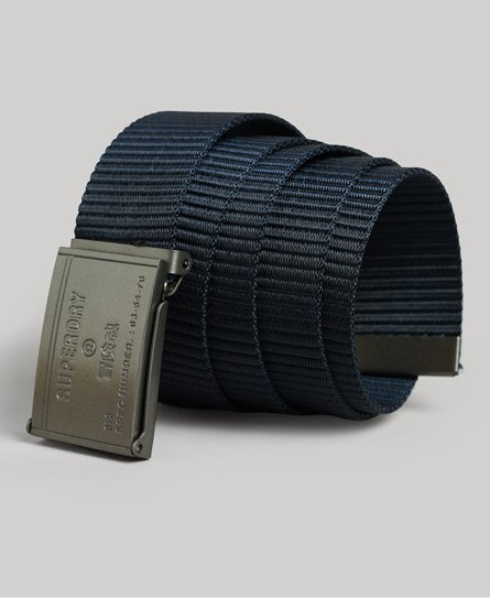 Cinturón de tela unisex con logotipo Essential