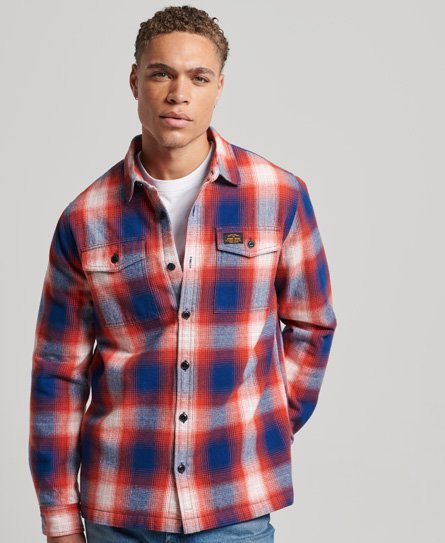 Quilted Check Overshirt 
