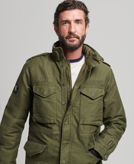 Superdry Military M65 Field Borg Lined Jacket - Men's Mens Jackets