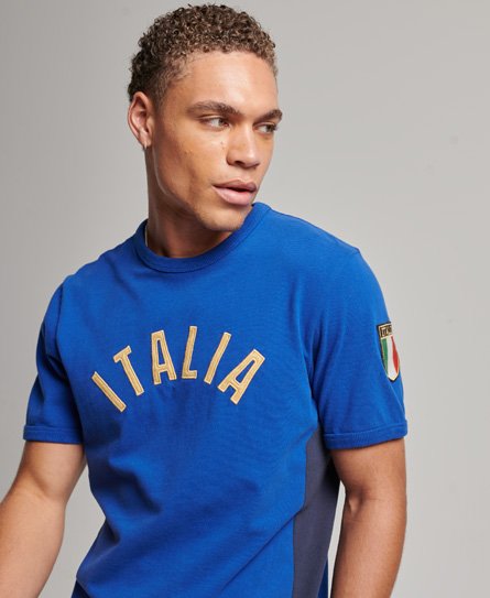 Superdry x Ringspun Fußball-T-Shirt Italien