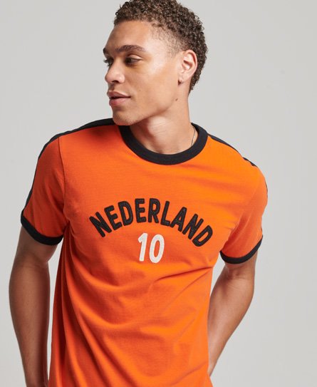 T-shirt d&#39;ispirazione calcistica Ringspun Olanda Matchday