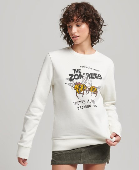 B-Movie rundhalsad sweatshirt