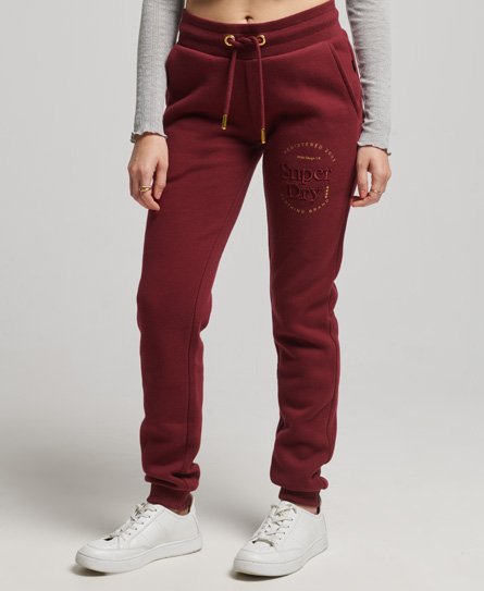 Luxe Embroidered Logo Joggers