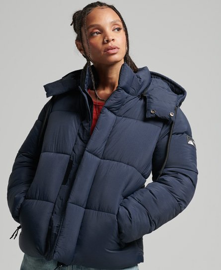 Hooded Ripstop Puffer Jacket