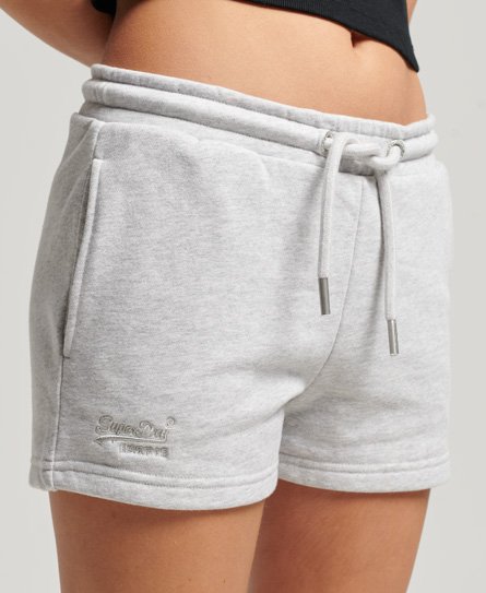 Jersey-Shorts mit aufgesticktem Vintage-Logo