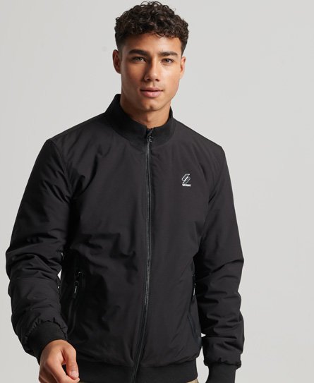 Hombre – Chaqueta Harrington Training en Marrón Roble Oscuro