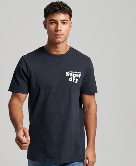 Superdry Men’s Vintage Cooper Classic T-Shirt Navy / Eclipse Navy - Size: S