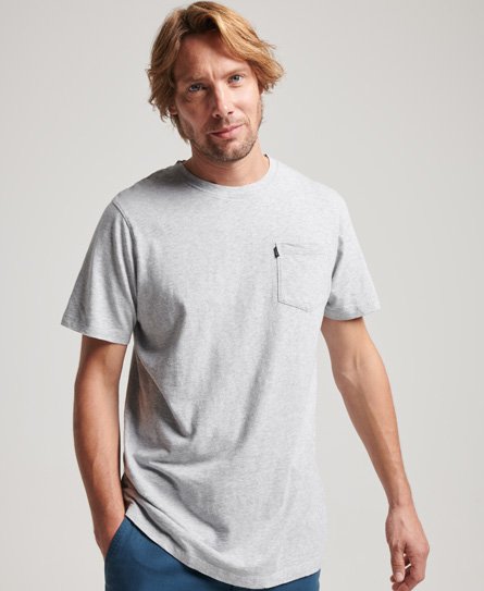 Camiseta de algodón orgánico con bolsillo