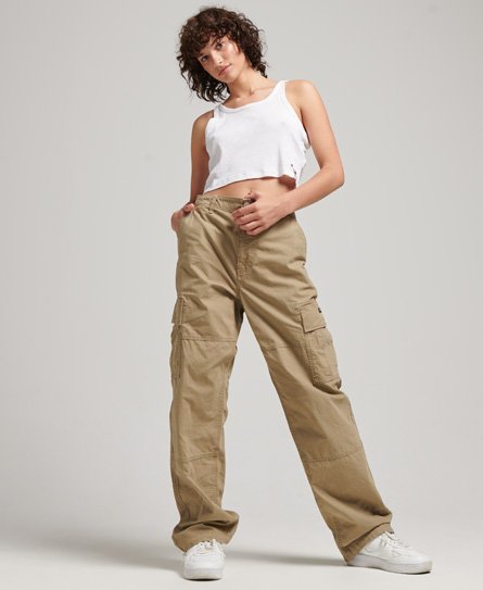 Pantalones cargo holgados de algodón orgánico
