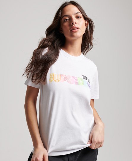 T-shirt Vintage Retro Rainbow