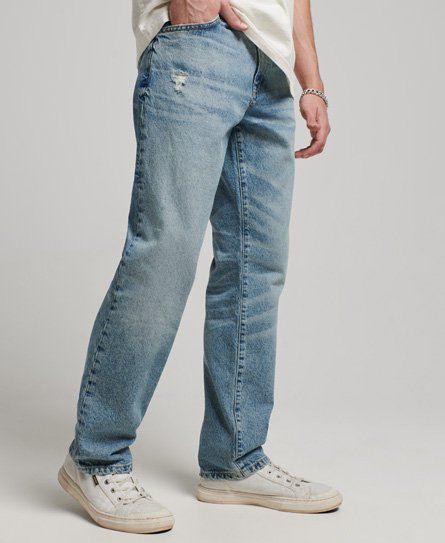 Jeans met rechte pijpen van biologisch katoen