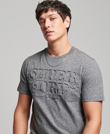 Klassiek Cooper T-shirt met reliëfopdruk