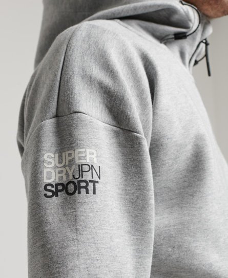 Superdry Sport Gym Tech Zip Hoodie - Men's Mens Hoodies-and-sweatshirts