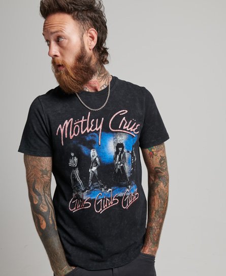 Mötley Crüe x Superdry t-tröja i begränsad upplaga