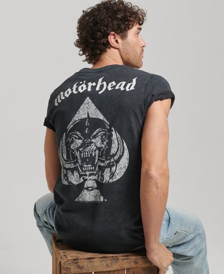 Superdry Men’s Motörhead x Limited Edition Band T-Shirt Black / Mid Back In Black - Size: Xxl