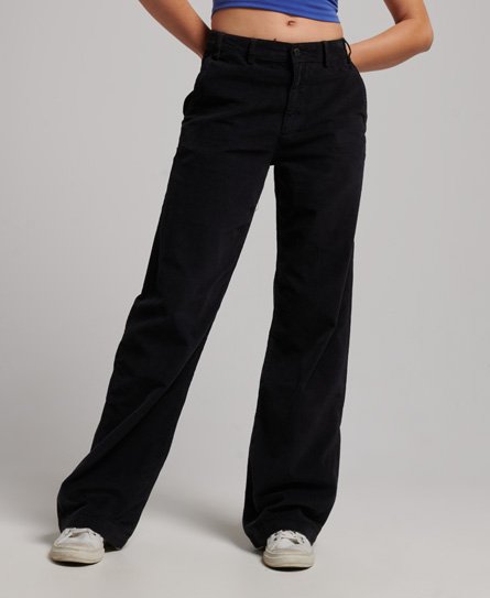 Mid Rise Straight Flare Jeans