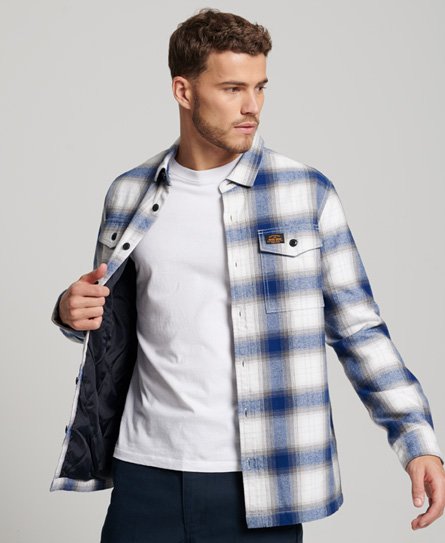 Quilted Check Overshirt 