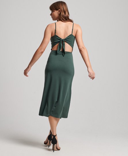 Jersey-Kleid mit Rückenausschnitt